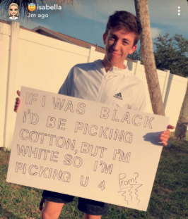 Teen's Racist Prom Proposal Goes Viral