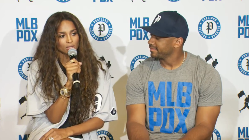 Russell Wilson, Ciara Attempt to Bring MLB to Portland