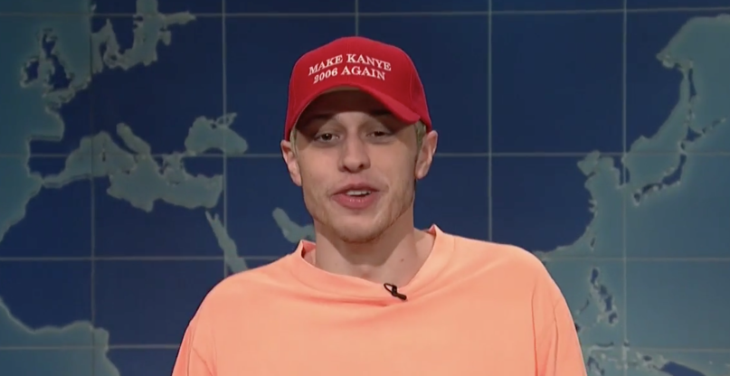 Pete Davidson Takes Jabs at Kanye West on 'SNL' Amid Pro-Trump Rant