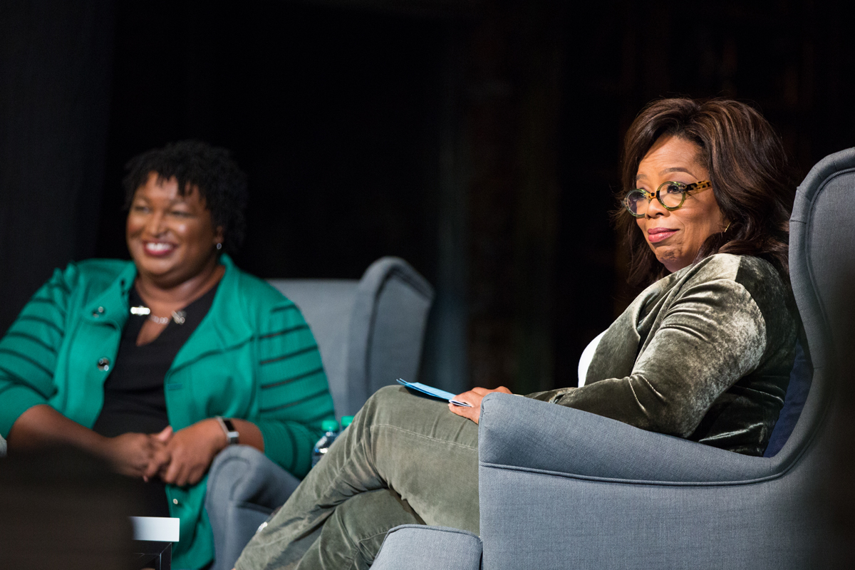 Oprah Winfrey Responds to Racist Robocalls Targeting Stacey Abrams
