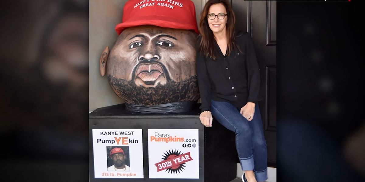 Woman Makes 315-Pound Kanye West Pumpkin