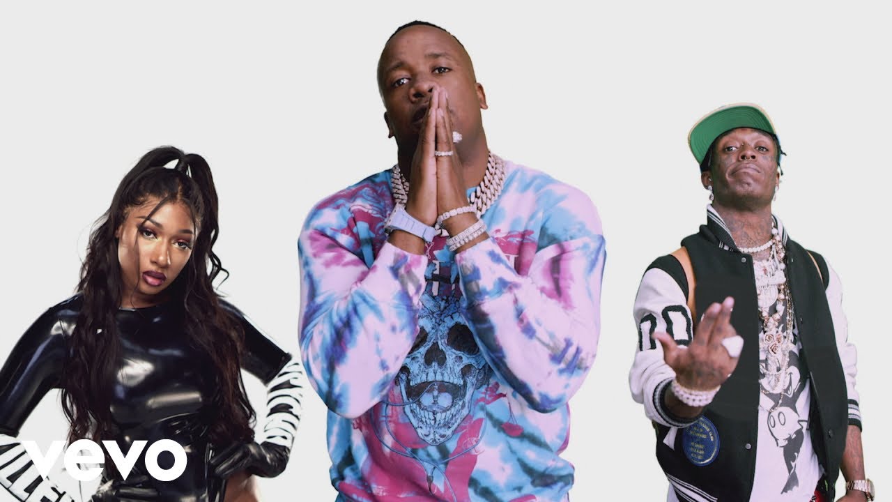 Yo Gotti, Megan Thee Stallion, and Lil Uzi Vert Have a Photo Shoot in 'Pose' Music Video