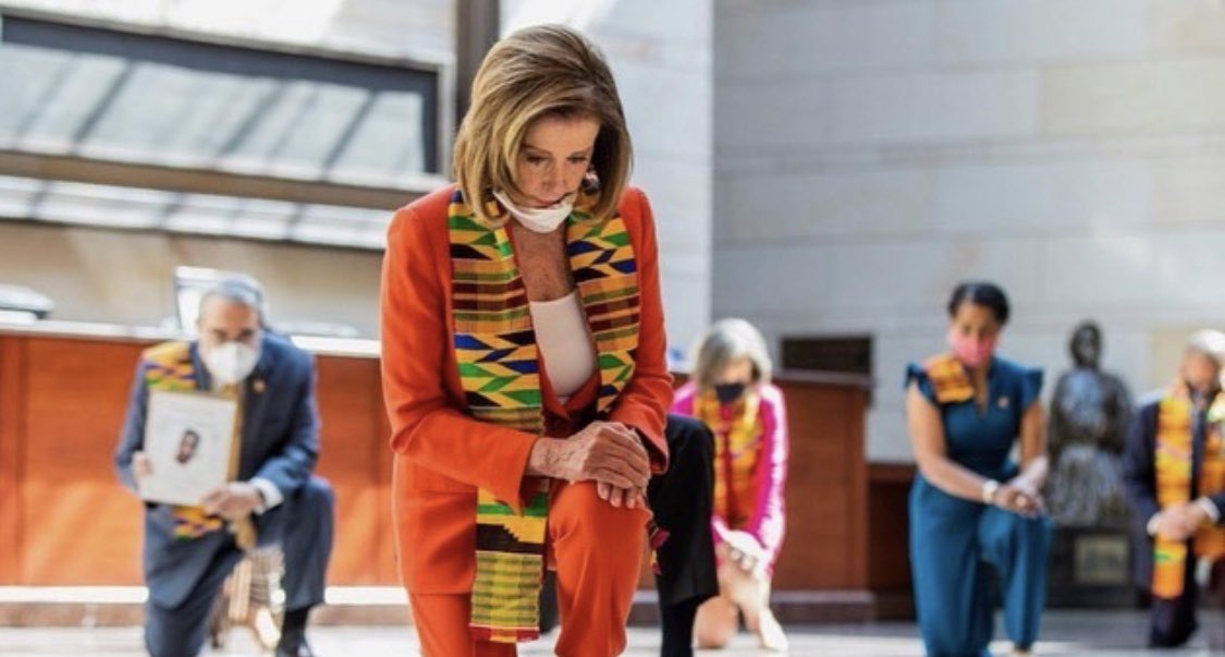 Performative or Progressive? House and Senate Democrats Honor George Floyd While Sporting Kente Cloth