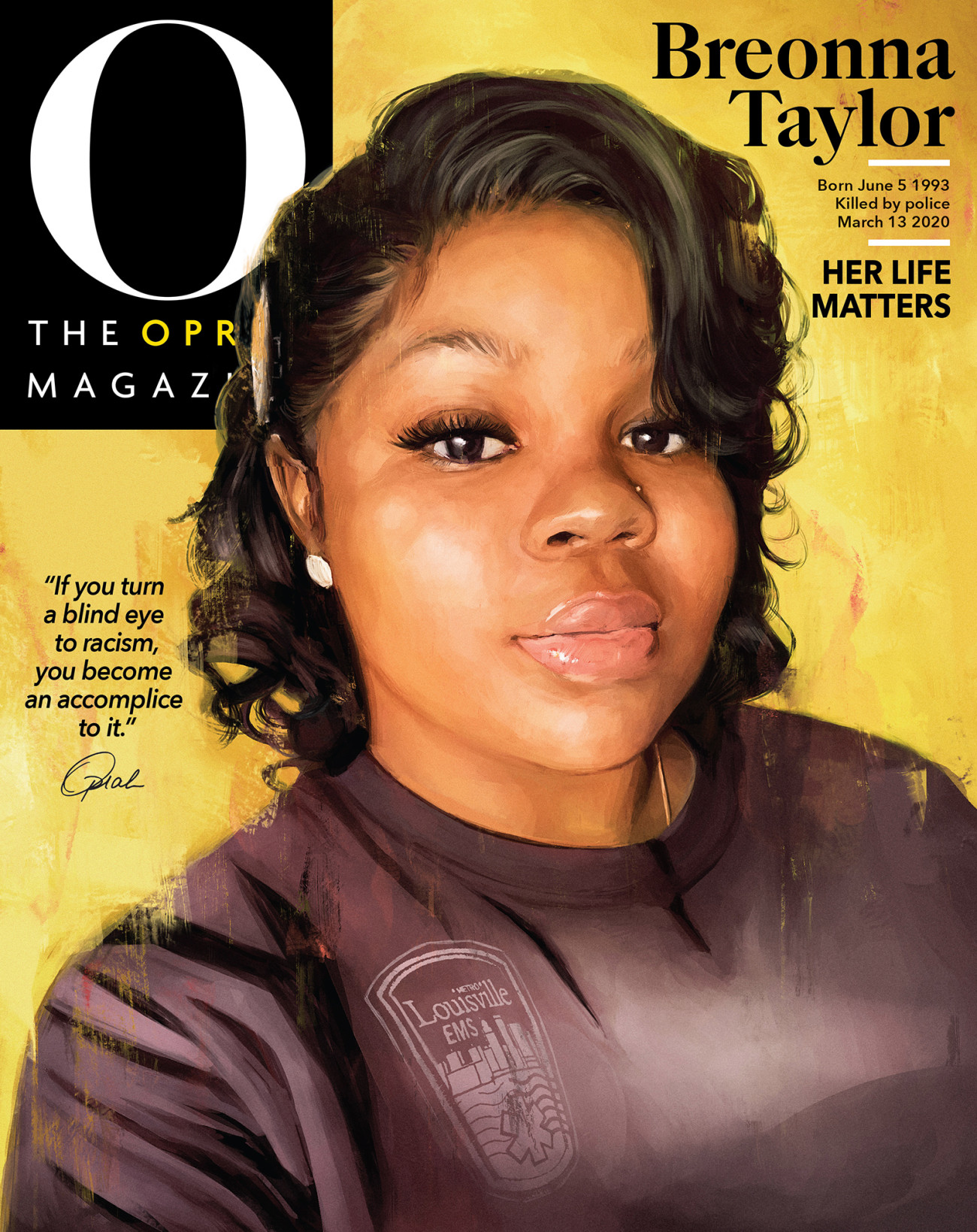 Breonna Taylor Graces the Cover of O Magazine